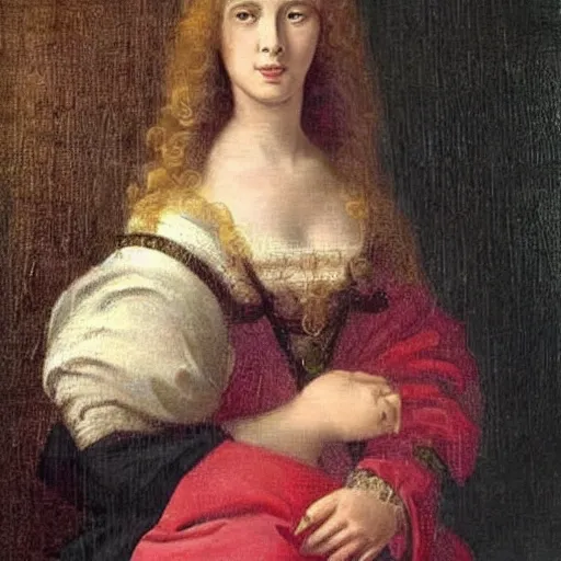 KREA 1650 Italian painting looks exactly like Taylor Swift