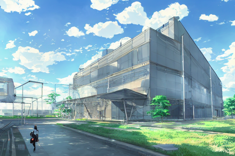 KREA - a high - tech science research laboratory, detailed, in the ...