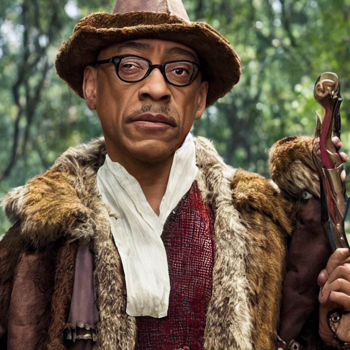 KREA Gus Fring played by Giancarlo esposito in Robin Hood Men in
