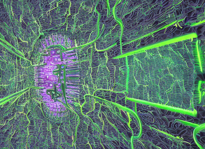 KREA - meadows inspired by compression algorithms, alien plantlife ...