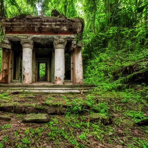 KREA Abandoned temple in the jungle