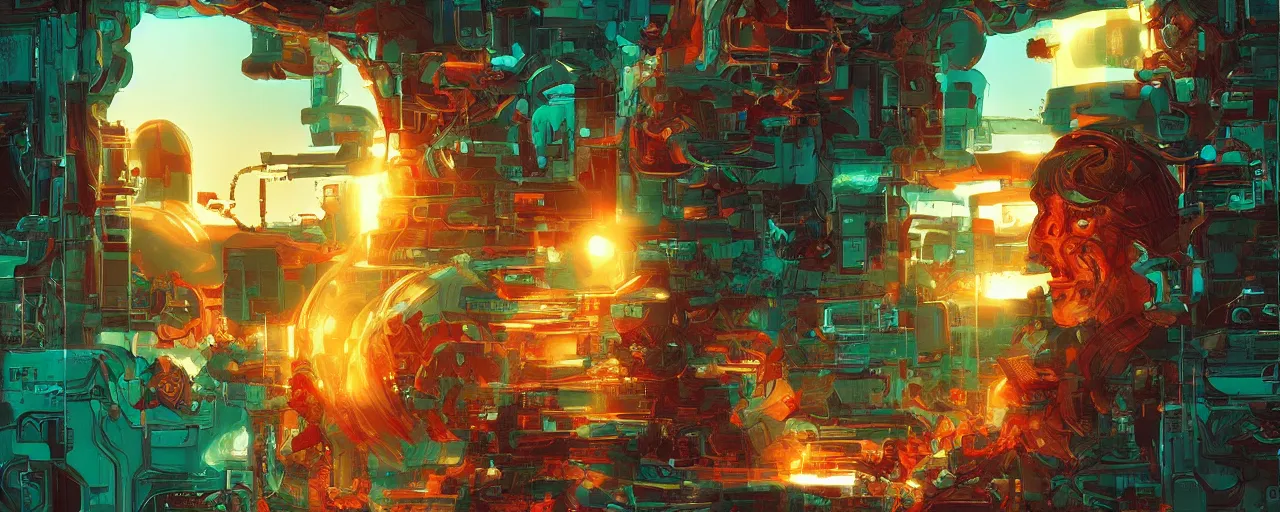 A CPU with human brains, digital art, 4k wallpaper, deep colors, by Artgerm, by Mike Deodato, A CPU with human brains, digital art, 4k wallpaper, deep colors, by Artgerm, by Mike Deodato,