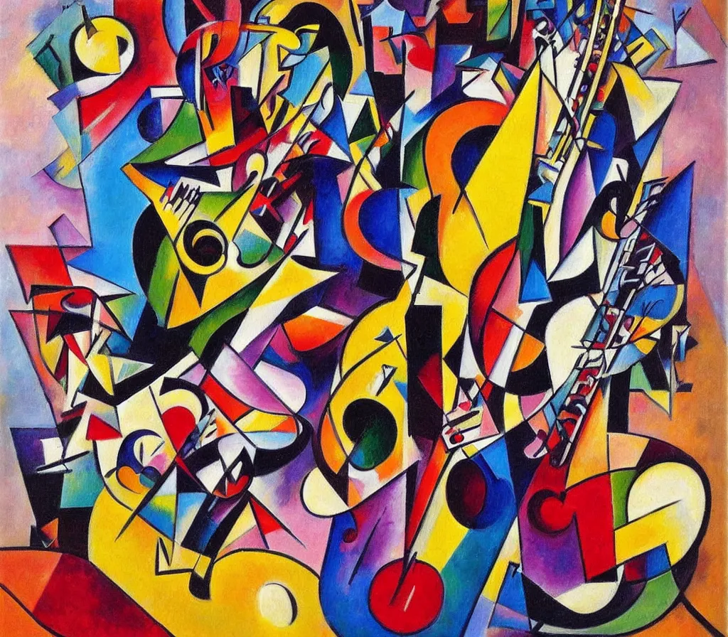 KREA artist greats impressive artwork, colorful and painterly