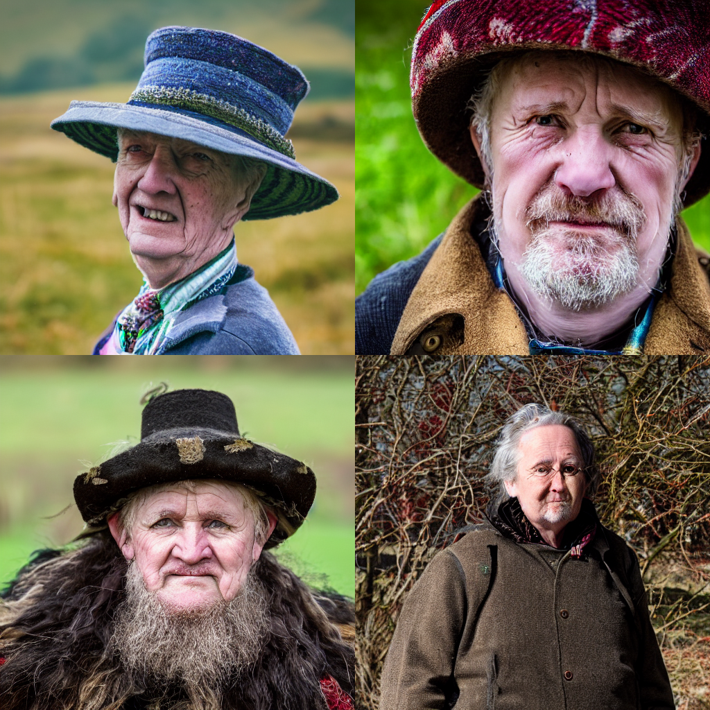 KREA a photo portrait of a Welsh person, 8k, high quality, high