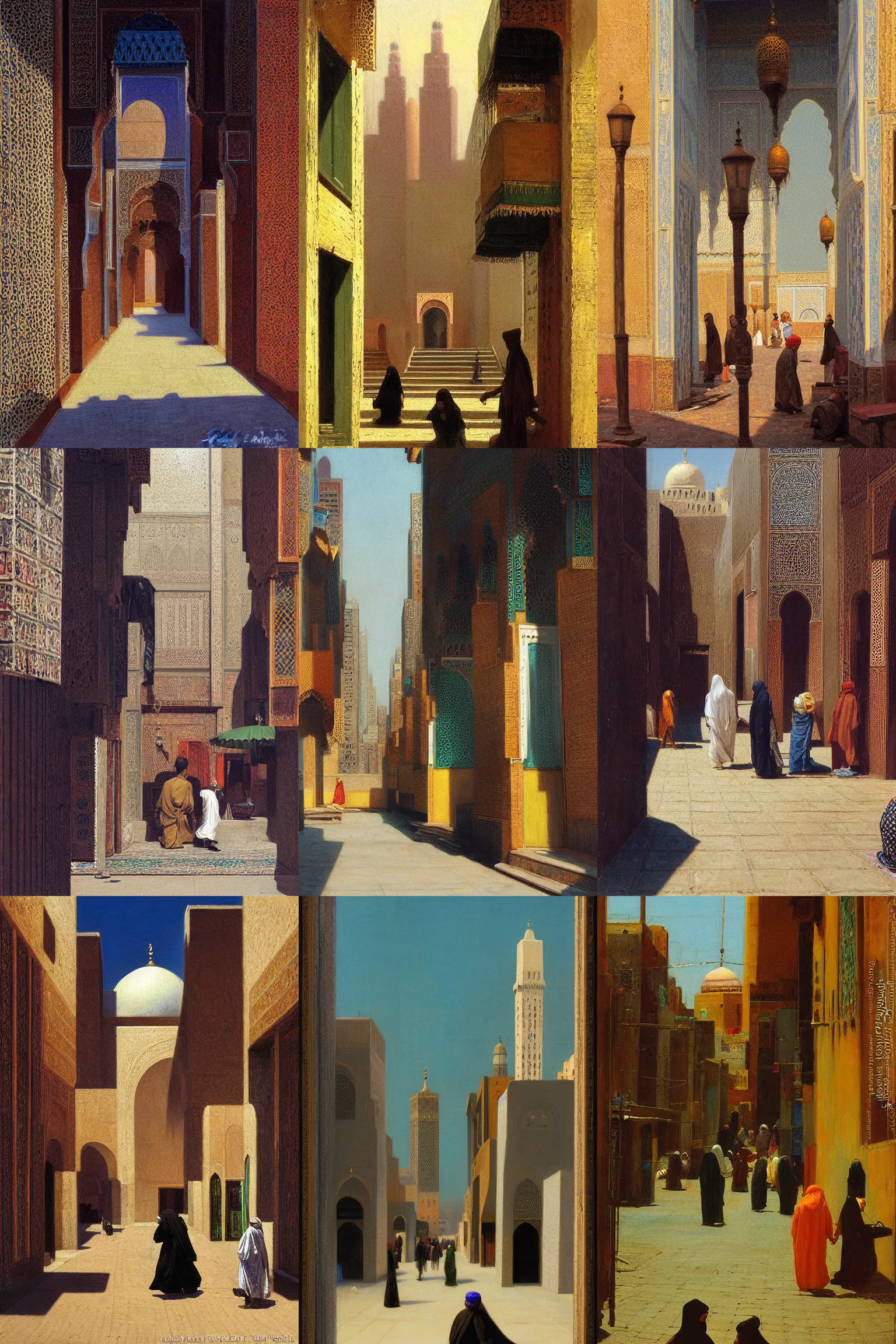 KREA moroccan new york city street, summer 2016, mosque, JeanLeon Gerome