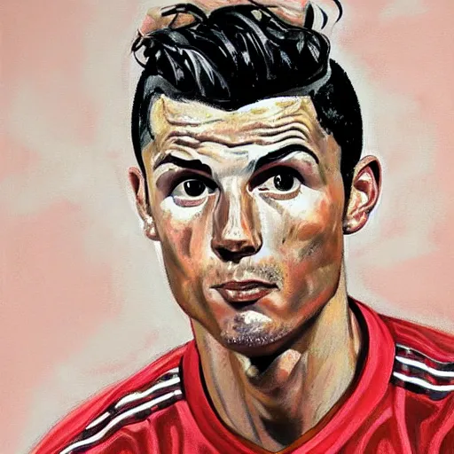 Ronaldo painting cheap
