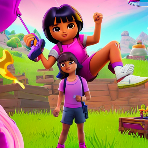 dora the explorer in fortnite dora the explorer in fortnite