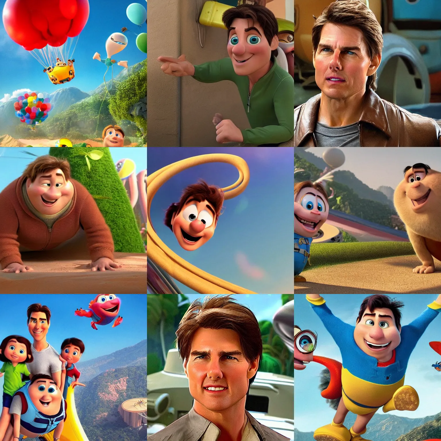 Tom Cruise as seen in Disney Pixar's Up (2009) 👀 Tom Cruise as seen in Disney Pixar's Up (2009) 👀