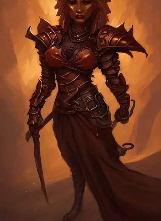 KREA a female copper dragonborn!!!, beautiful, pretty, dragonborn