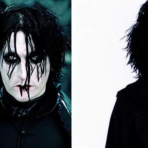 KREA Edward Scissor Hands as Snape from Harry Potter as The Crow