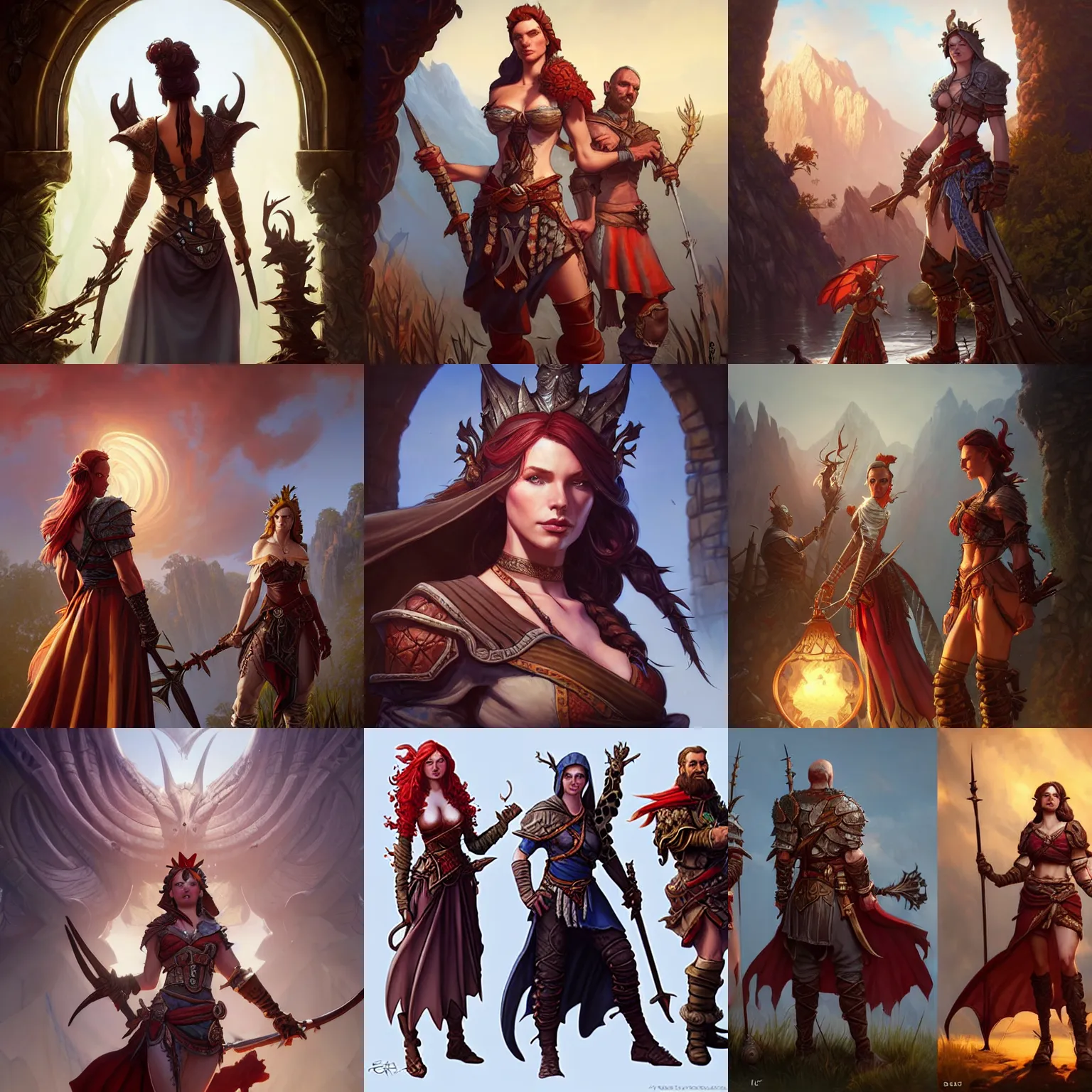 KREA Sebille, Lohse, Ifan BenMedz from Divinity Original Sin 2