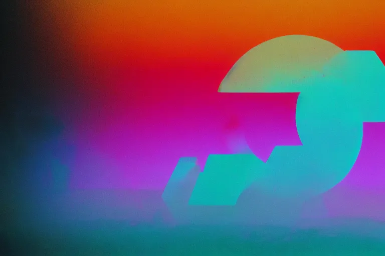 KREA new boards of canada album cover, film, gradient