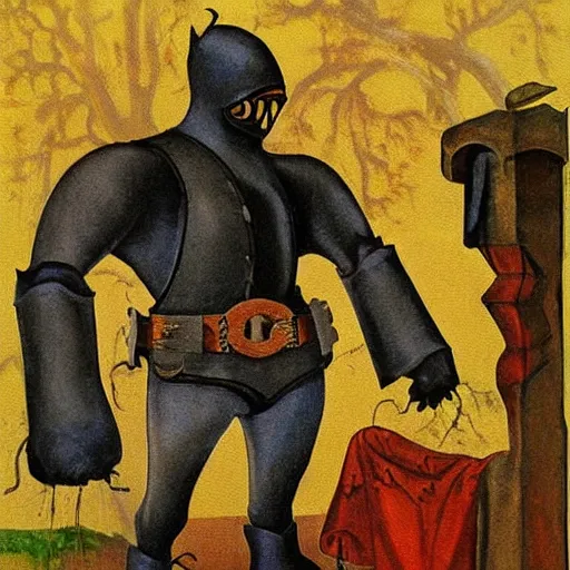 KREA iron hans by brothers grimm painting