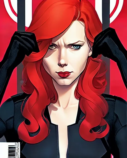 in the style of Steve Niles art, Scarlett Johansson Black Widow vampire in the style of Steve Niles art, Scarlett Johansson Black Widow vampire