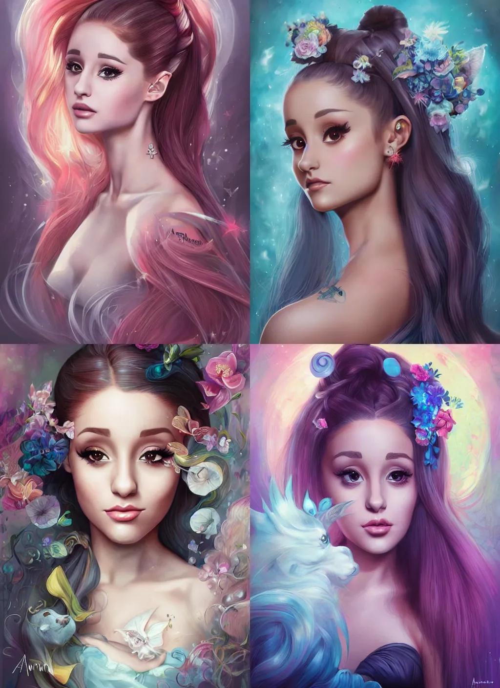 Ariana Grande by Anna Dittmann, fantasy style Ariana Grande by Anna Dittmann, fantasy style