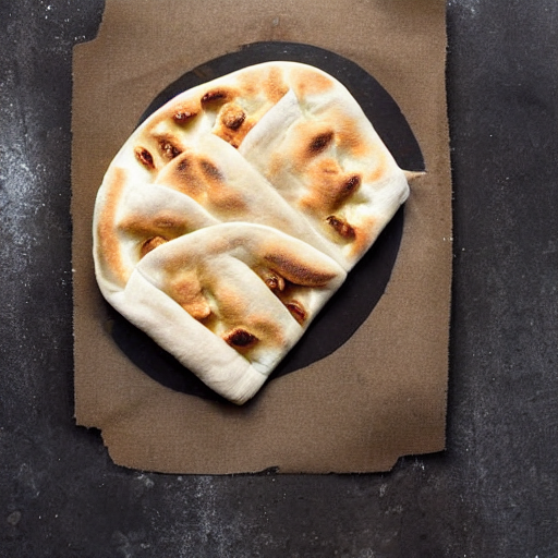 brad pitt inside an pita, bread pita