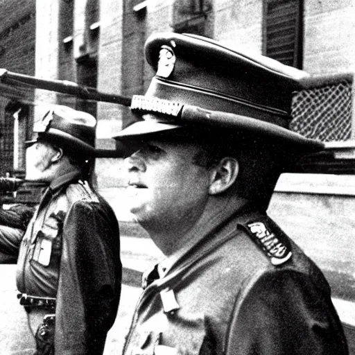Police Du Logo Barney