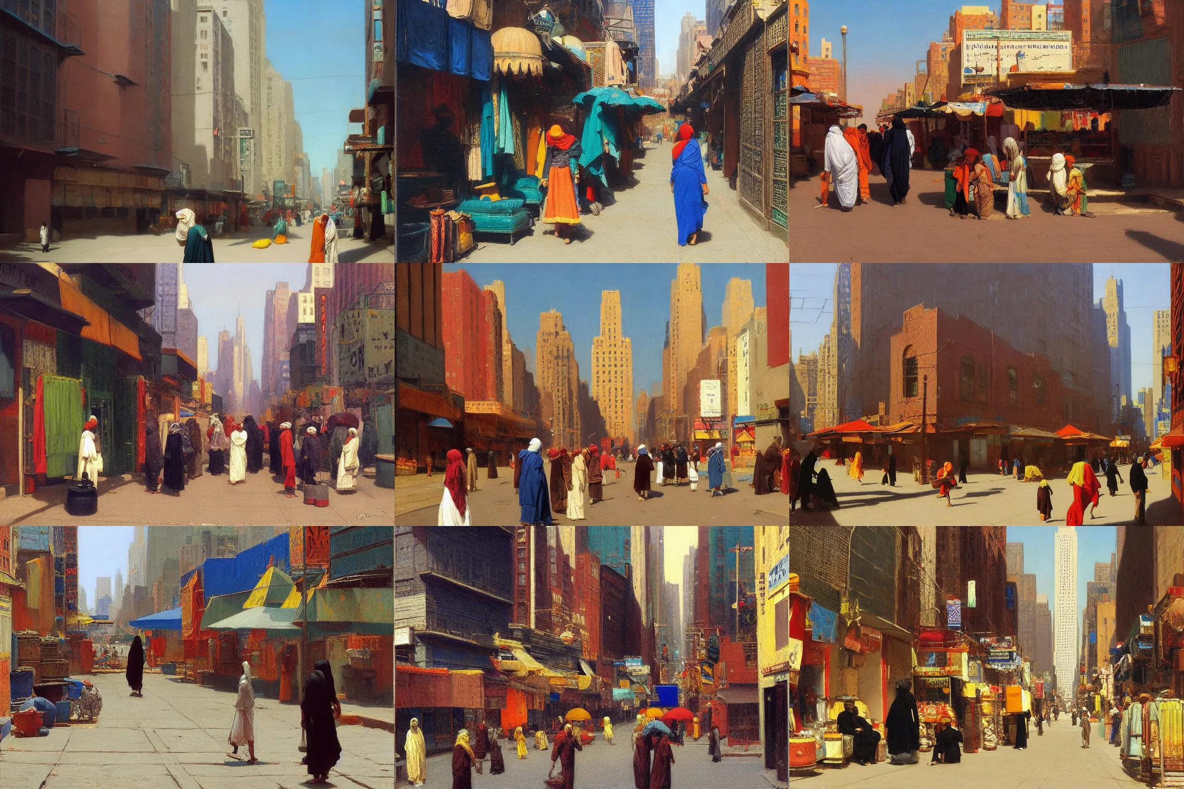 KREA moroccan new york city street, summer 2016, JeanLeon Gerome