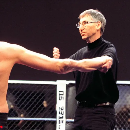 KREA steve jobs fighting bill gates, ultimate fighting championship