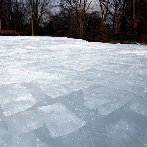 KREA sheet of ice