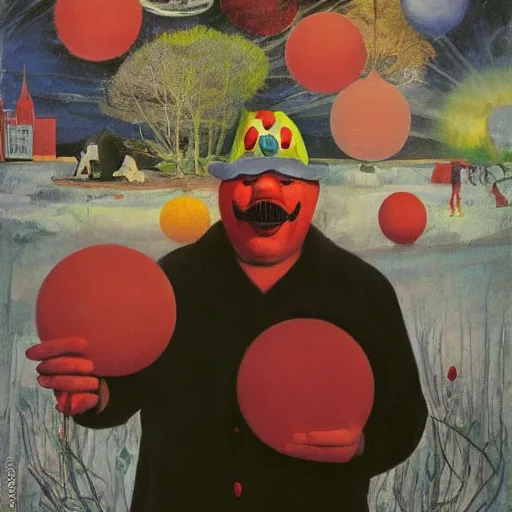 Clown Juggling Chainsaws