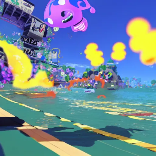 KREA - extreme quality 4K game capture of Splatoon, high definition ...