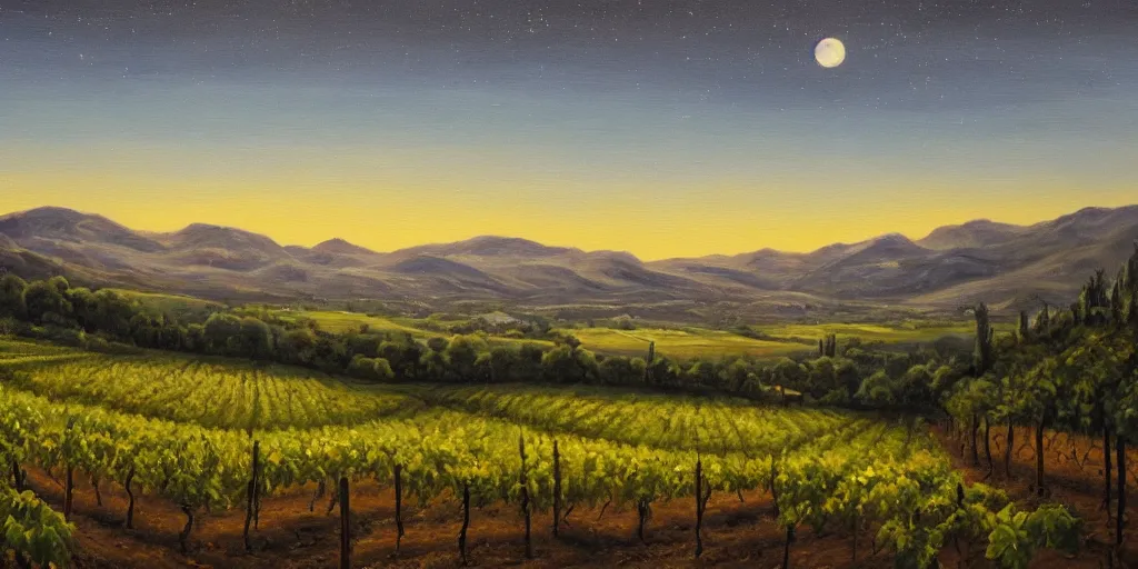 KREA a beautiful landscape painting of a sprawling vista with