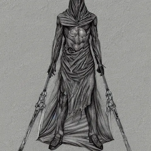 ArtStation - 3D Model  Silent Hill Pyramid Head's Hood and Sword