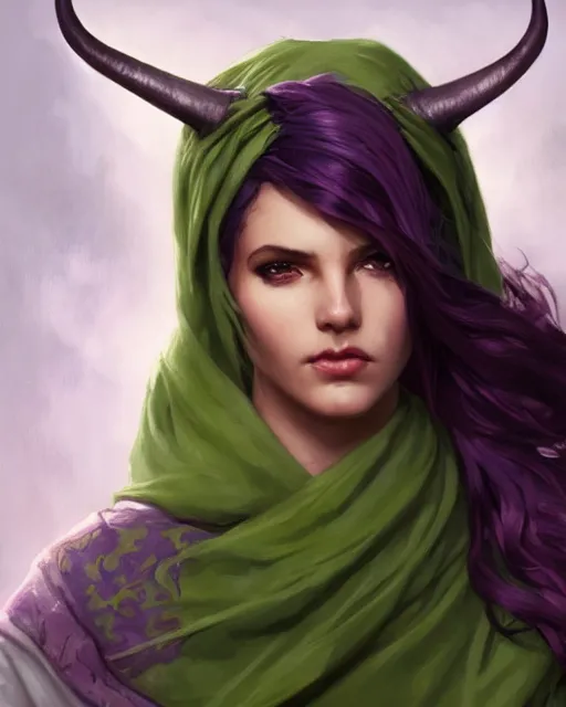 Attractive Tiefling Druid, She has olive brown skin, vibrant dark purple hair, and stunning silver eyes, Attractive Tiefling Druid, She has olive brown skin, vibrant dark purple hair, and stunning silver eyes,