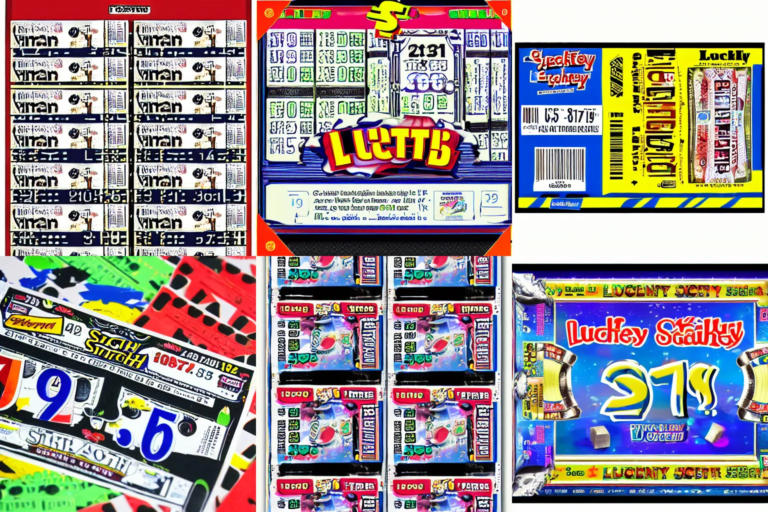 KREA lottery scratch ticket