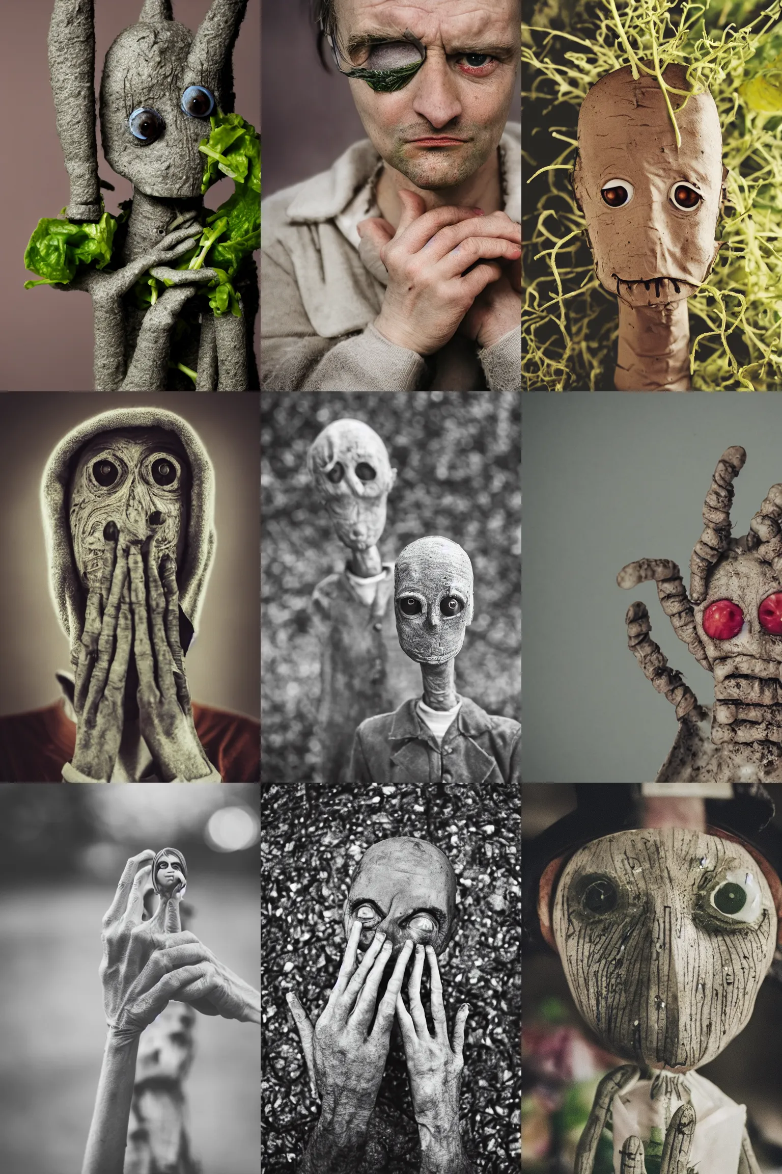 KREA Salad Fingers by David Firth, portrait photography, depth of