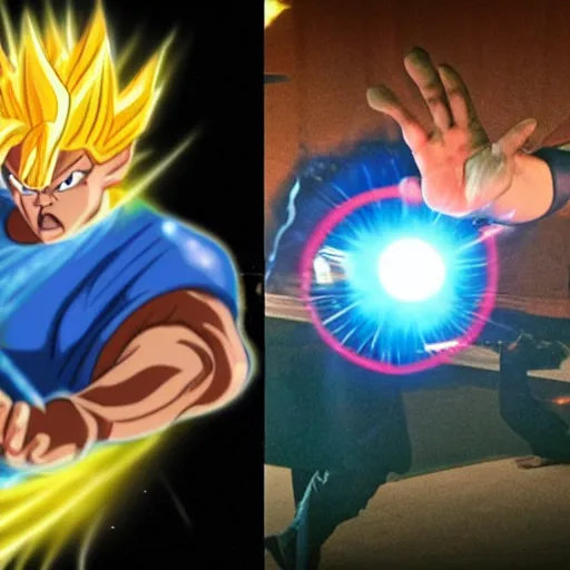 KREA kamehameha in real life