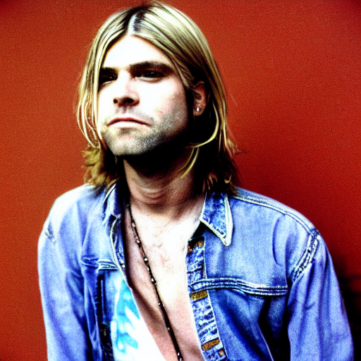 KREA thin skinny Kurt Cobain singersongwriterartist, guitarist