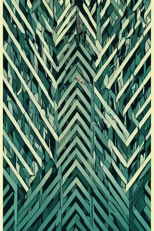 KREA Twin Peaks movie poster artwork by Tomer Hanuka Rendering