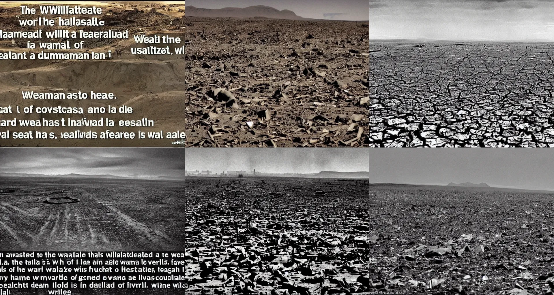 KREA The Wasteland The Wasteland We Humans Are So Overpopulated 
