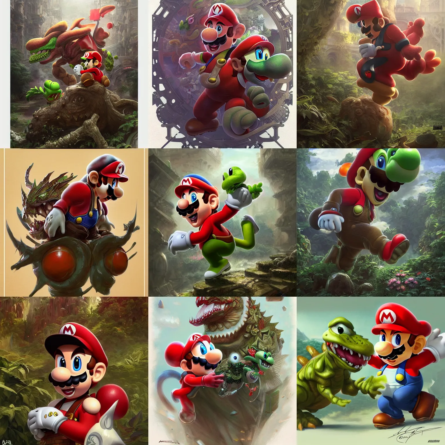 Mario Odyssey 2 concept Art by an AI : r/Mario