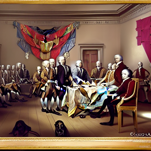 who is in declaration of independence painting