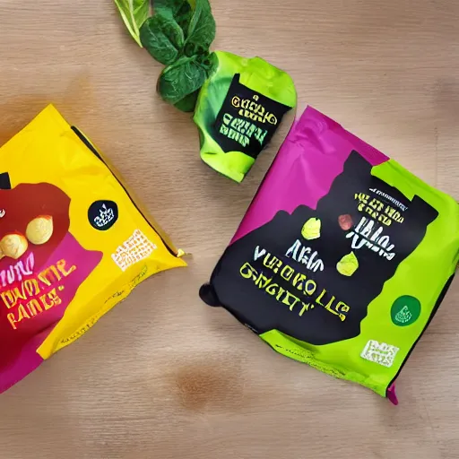 KREA bright packaging for waitrose snack foods