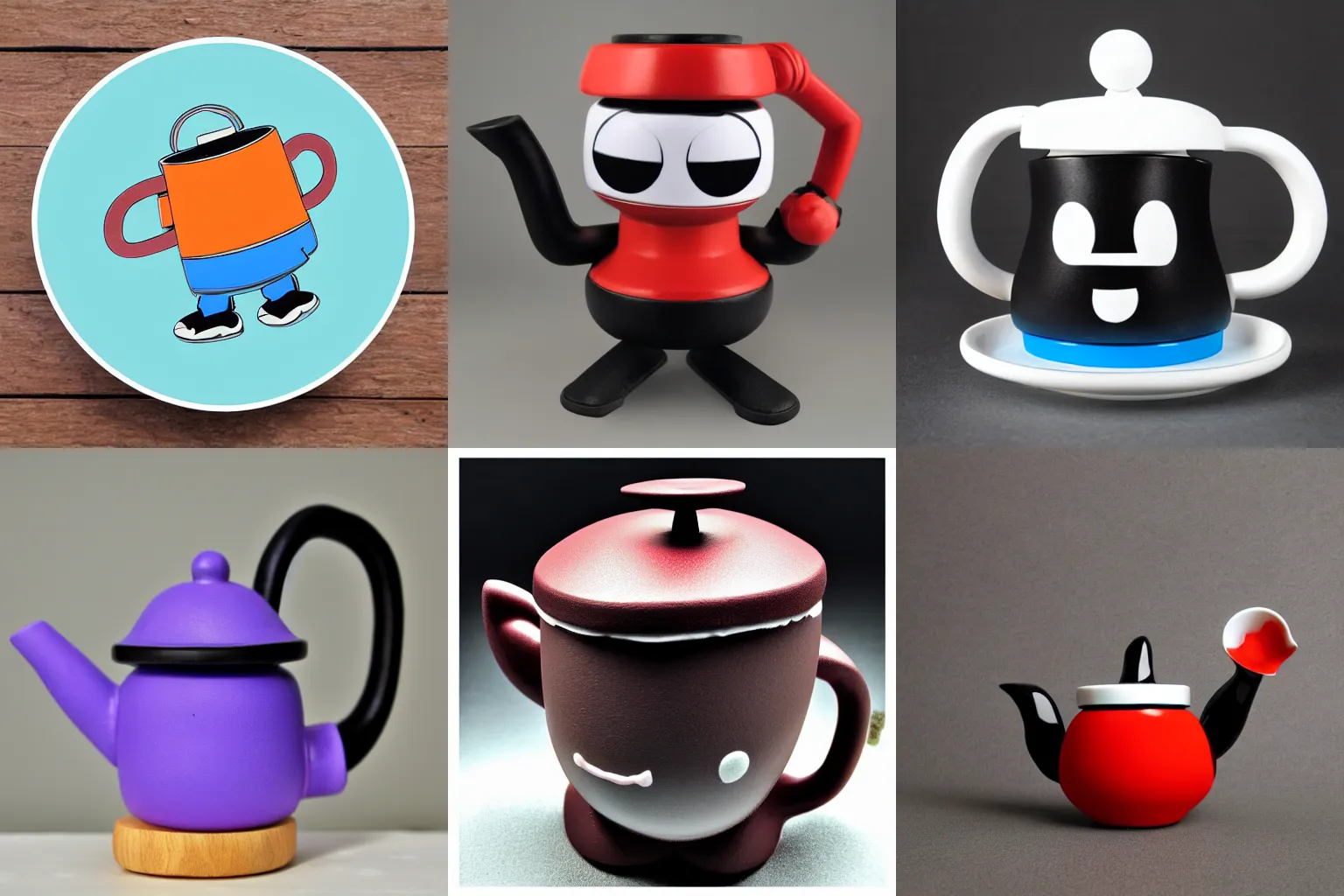 KREA Strong Bad teapot, product photo
