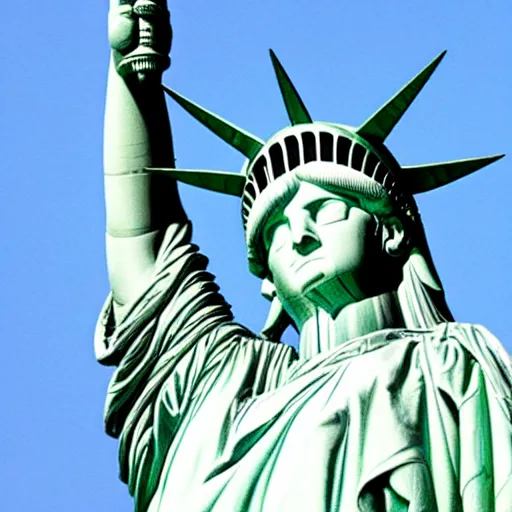 KREA the statue of liberty comes alive and invades new york city