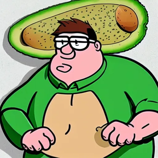 Krea peter griffin eats 
