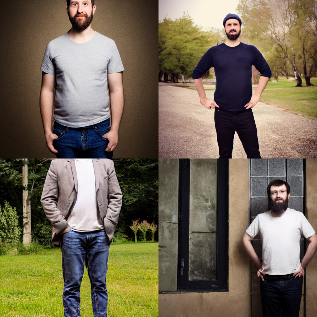 A Portrait Of A 30 Year Old Man Full Body 
