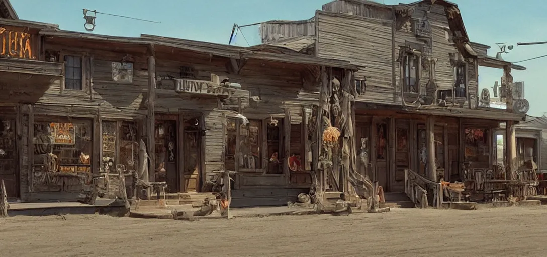 Space Western Machine Western Sci Fi Space