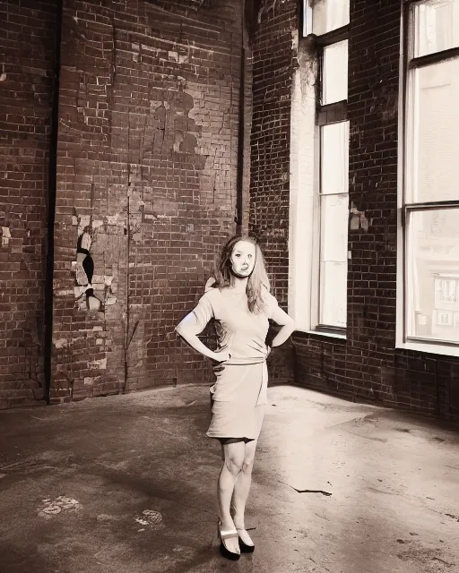 KREA photographic portrait of Medusa in New York loft full body Annie
