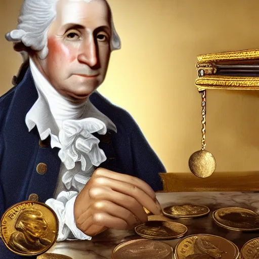 KREA a closeup photorealistic photograph of a happy Washington