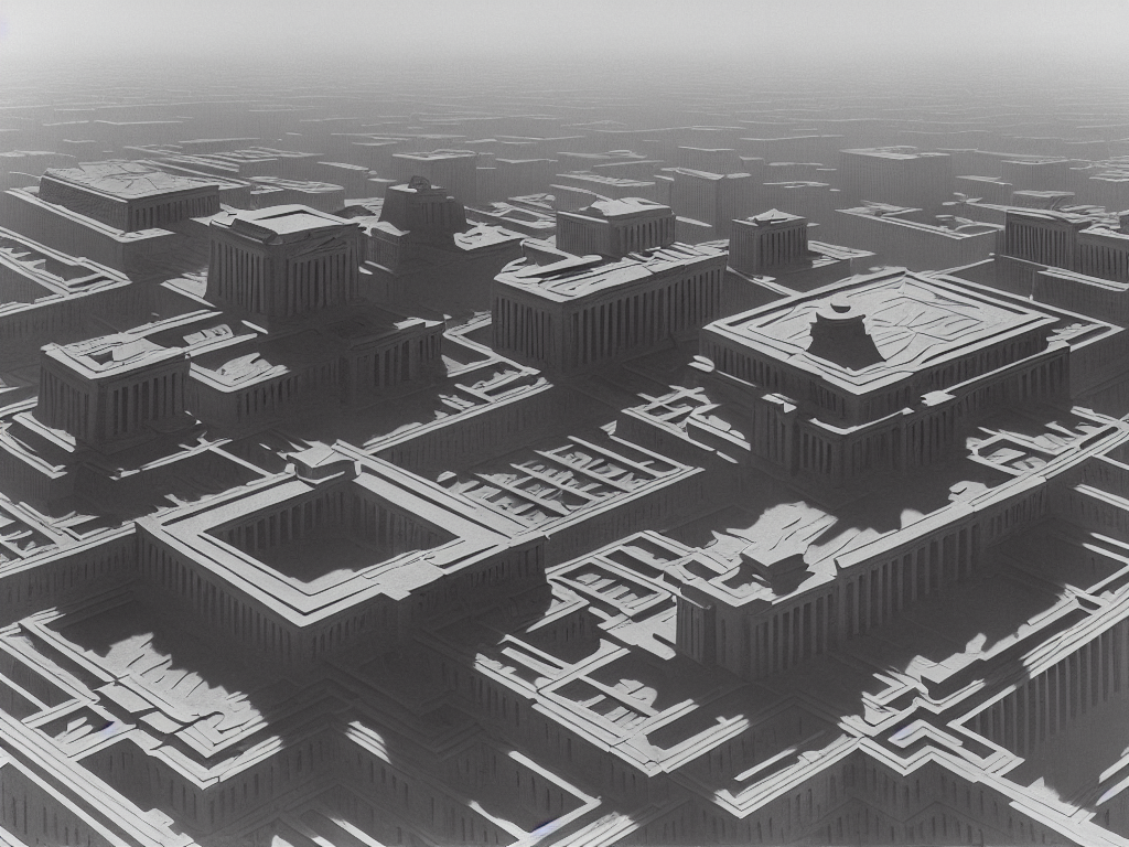 Matte Painting By Fan Wennan Future Capitol Of The American Communist 