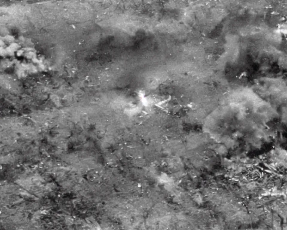 news footage of a house exploding