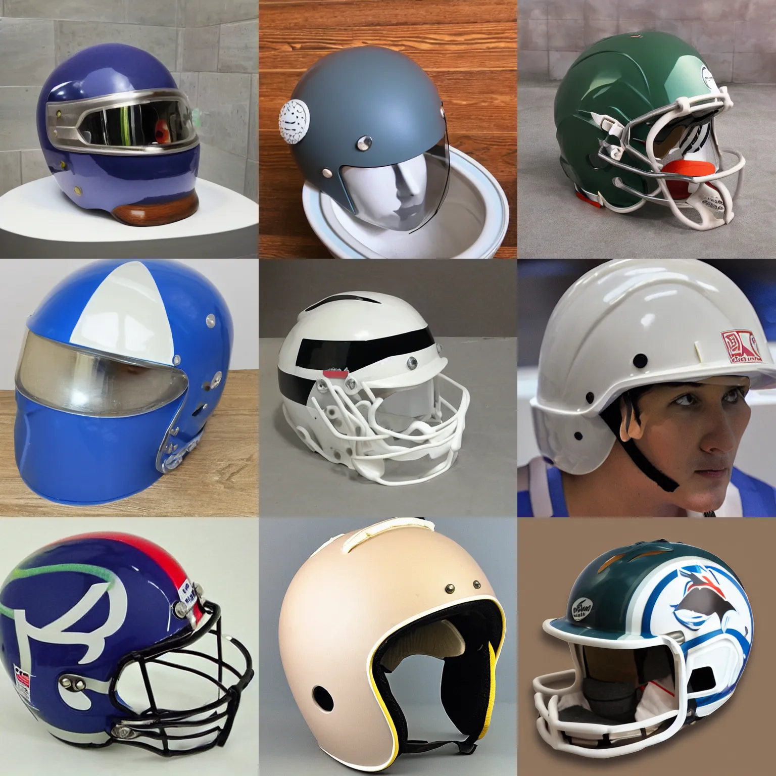 KREA toilet bowl helmet