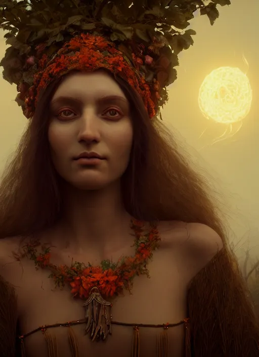 KREA - portrait of morana, marzanna, morena : slavic goddess associated ...