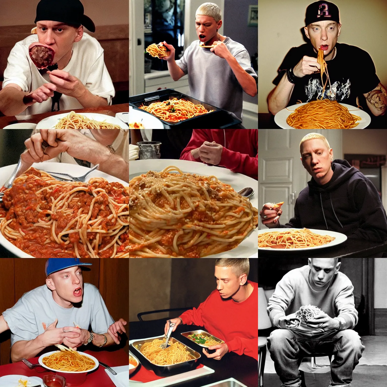KREA - Eminem eating his moms spaghetti